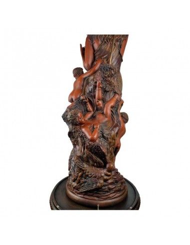 LAMPARA DE PIE FIGURA MUJER 119x52