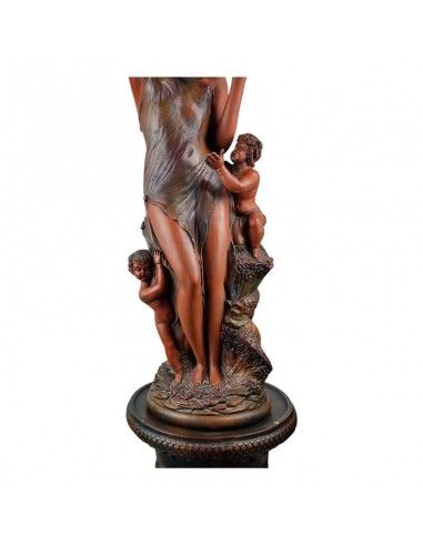 LAMPARA DE PIE FIGURA MUJER 119x52