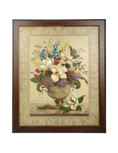 CUADRO JARRON CON FLORES 58x48 set de...
