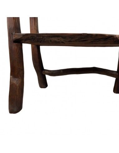 SILLÓN BANCO MADERA DE TECA 73x76