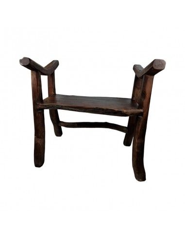 SILLÓN BANCO MADERA DE TECA 73x76
