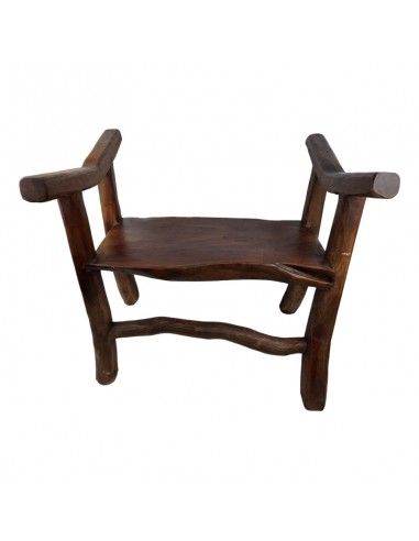 SILLÓN BANCO MADERA DE TECA 73x76