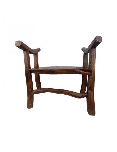 SILLÓN BANCO MADERA DE TECA 73x76