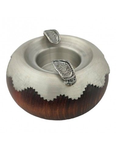CENICERO PURO ESTAÑO - MADERA 5.5x9.5 cm