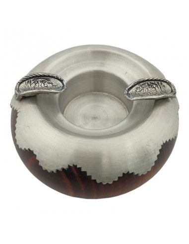CENICERO PURO ESTAÑO - MADERA 5.5x9.5 cm
