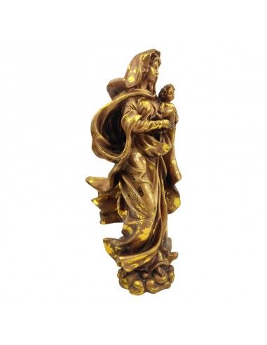 FIGURA VIRGEN CON NIÑO 43x18