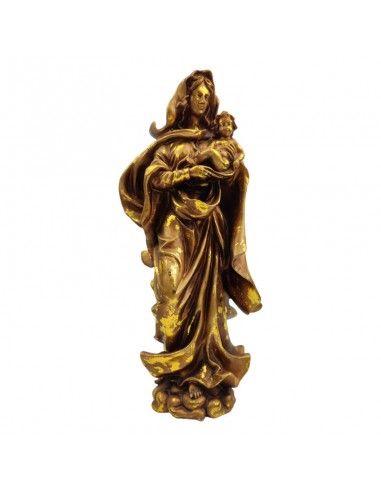 FIGURA VIRGEN CON NIÑO 43x18
