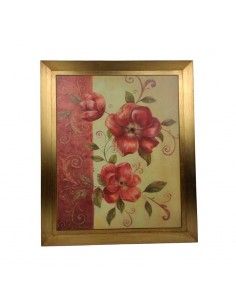 CUADRO FLORES ROJAS 62x52 2