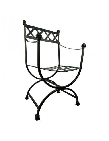 SILLÓN FORJA ORO ENVEJECIDO 92x50