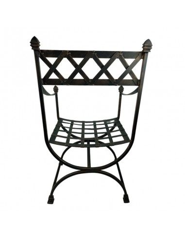 SILLÓN FORJA ORO ENVEJECIDO 92x50