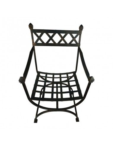 SILLÓN FORJA ORO ENVEJECIDO 92x50