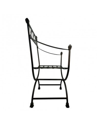 SILLÓN FORJA ORO ENVEJECIDO 92x50