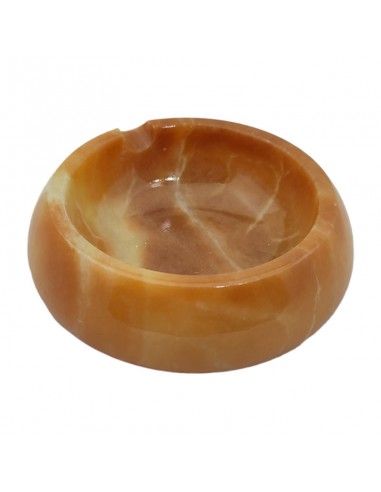 CENICERO ALABASTRO NARANJA 3x10.5