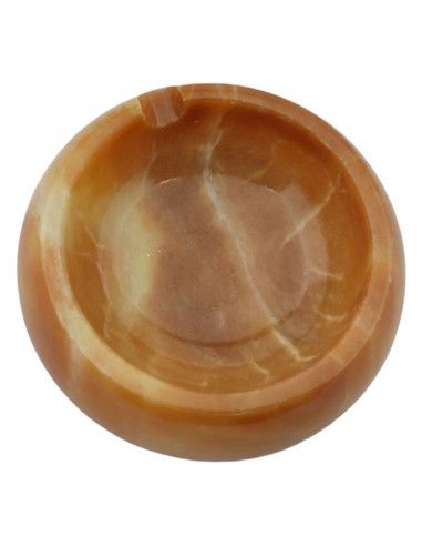 CENICERO ALABASTRO NARANJA 3x10.5