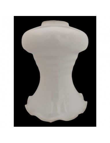 TULIPA FLOR CRISTAL BLANCO 17x14