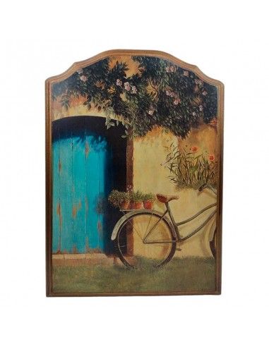 CUADRO BICICLETA CLÁSICA Y PUERTA...