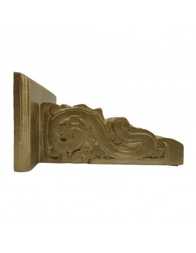 MENSULA MADERA TALLADA ORO 29x23
