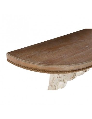 MENSULA MADERA TALLADA DESGASTADA 48x86