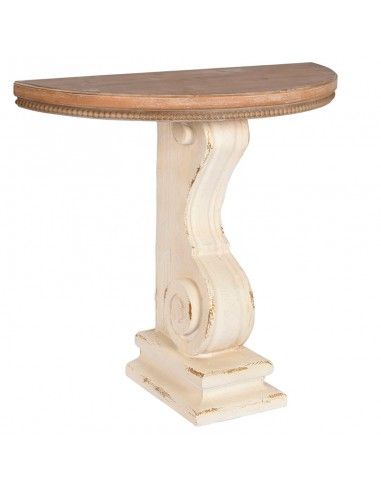 CONSOLA MADERA BLANCO DECAPE Y...
