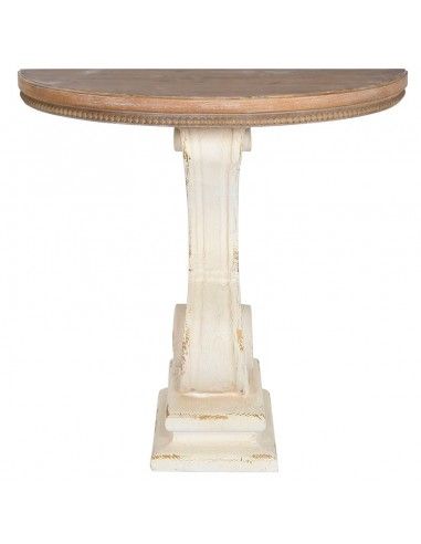 CONSOLA MADERA BLANCO DECAPE Y...
