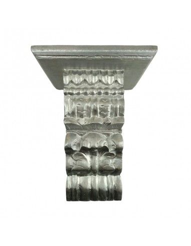 MENSULA MADERA TALLADA PLATA 29x23