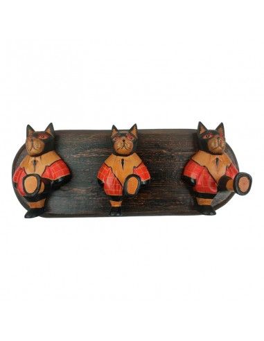 PERCHA DE PARED GATO - OSO 19x50
