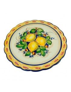 PLATO PARED LIMONES 28x28