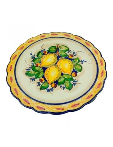 PLATO PARED LIMONES 28x28