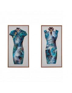 CUADRO KIMONO 80x40 set de dos