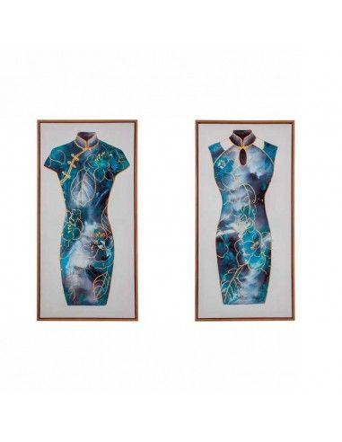 CUADRO KIMONO 80x40 set de dos