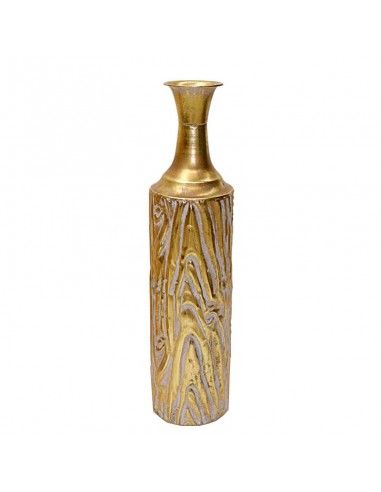 JARRON METAL DORADO 63x15