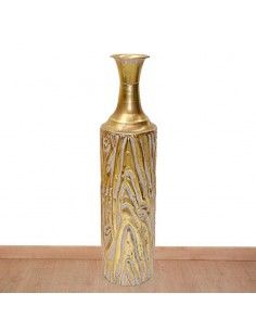 JARRON METAL DORADO 63x15 2