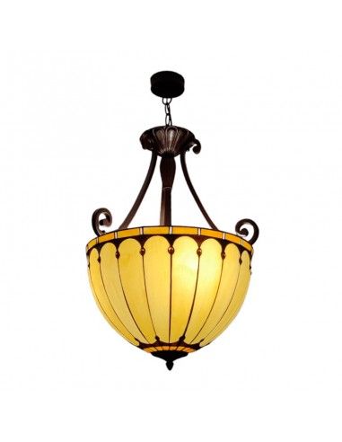 COLGANTE DE TECHO TIFFANY BEIGE