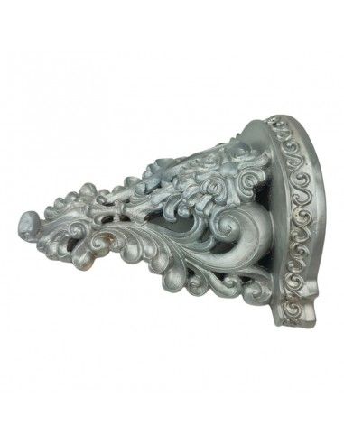 MENSULA DE RESINA PLATA 30.5x28
