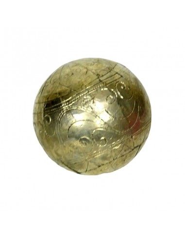 BOLA DE RESINA Y METAL TALLADO COLOR...