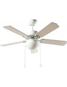 VENTILADOR DE TECHO NIQ CINCO ASPAS BLANCO - COLORES