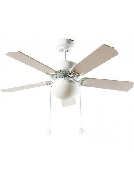 VENTILADOR DE TECHO NIQ CINCO ASPAS BLANCO - COLORES