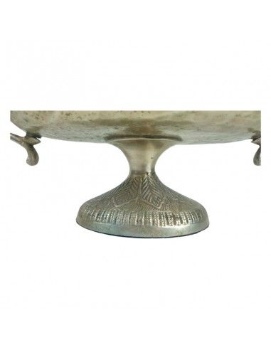CENTRO MESA METAL ANTIGUO 14x38