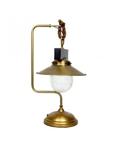 LAMPARA DE SOBREMESA RUSTICA 50x25