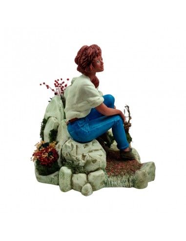 FUENTE DE AGUAFIGURA MUJER 26x34