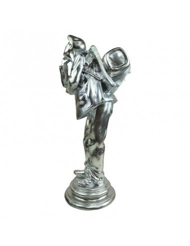 FIGURA CAMPESINO PLATA 60x17