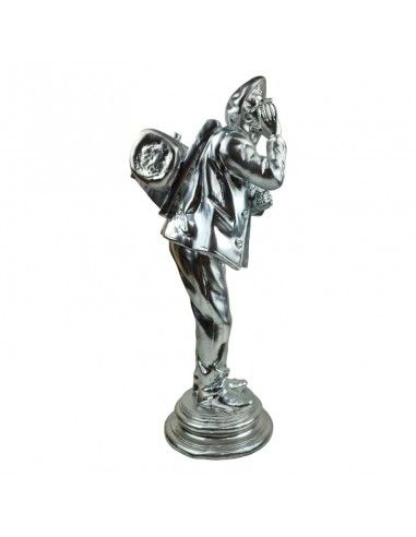 FIGURA CAMPESINO PLATA 60x17