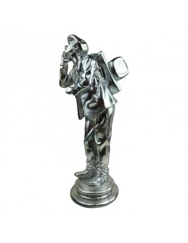 FIGURA CAMPESINO PLATA 60x17