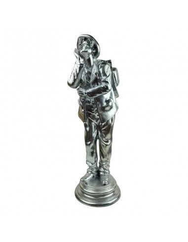 FIGURA CAMPESINO PLATA 60x17