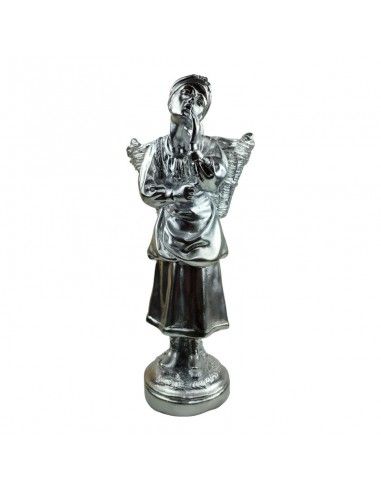 FIGURA CAMPESINA PLATEADA 59x27