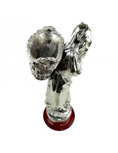 FIGURA CAMPESINA PLATA 61x27