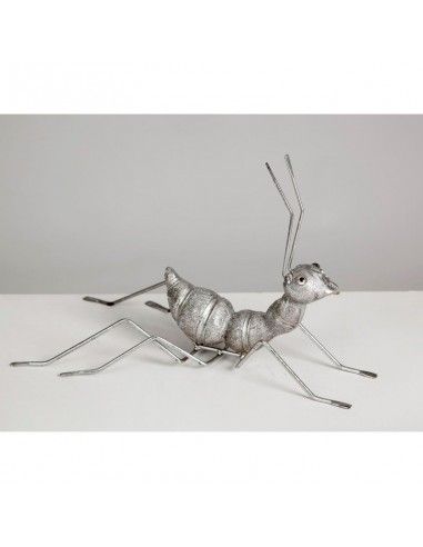 FIGURA HORMIGA PLATA RESINA