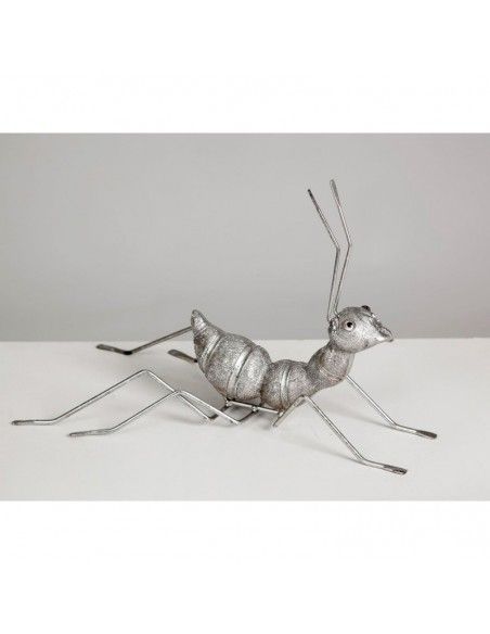 FIGURA HORMIGA PLATA RESINA