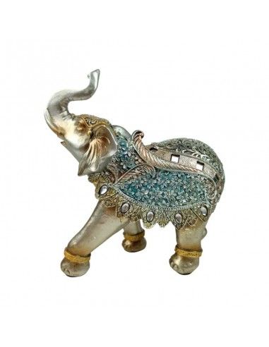FIGURA ELEFANTE ORO ENVEJECIDO 19x18