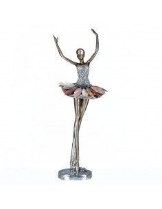 FIGURA BAILARINA RESINA CON NACAR